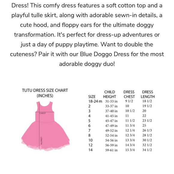 Bluey Blue Dog Dress Taylor Joelle - Picture 10 of 12